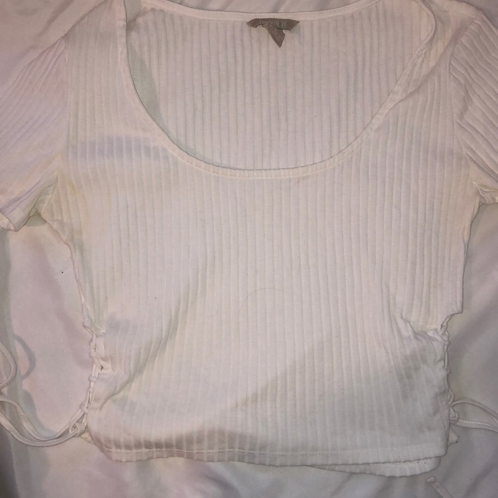 Cinched side tee